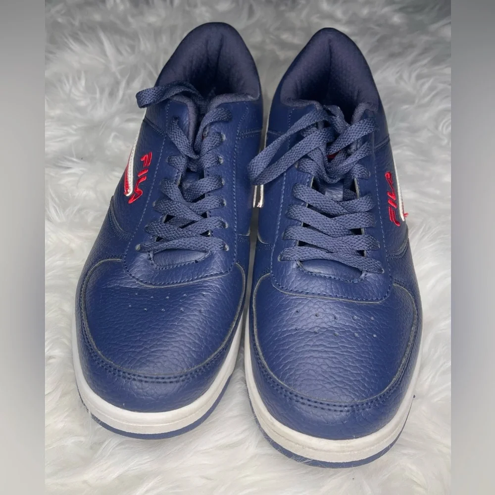 Fila Navy and Red Women's Sneakers - Picture 2 of 6